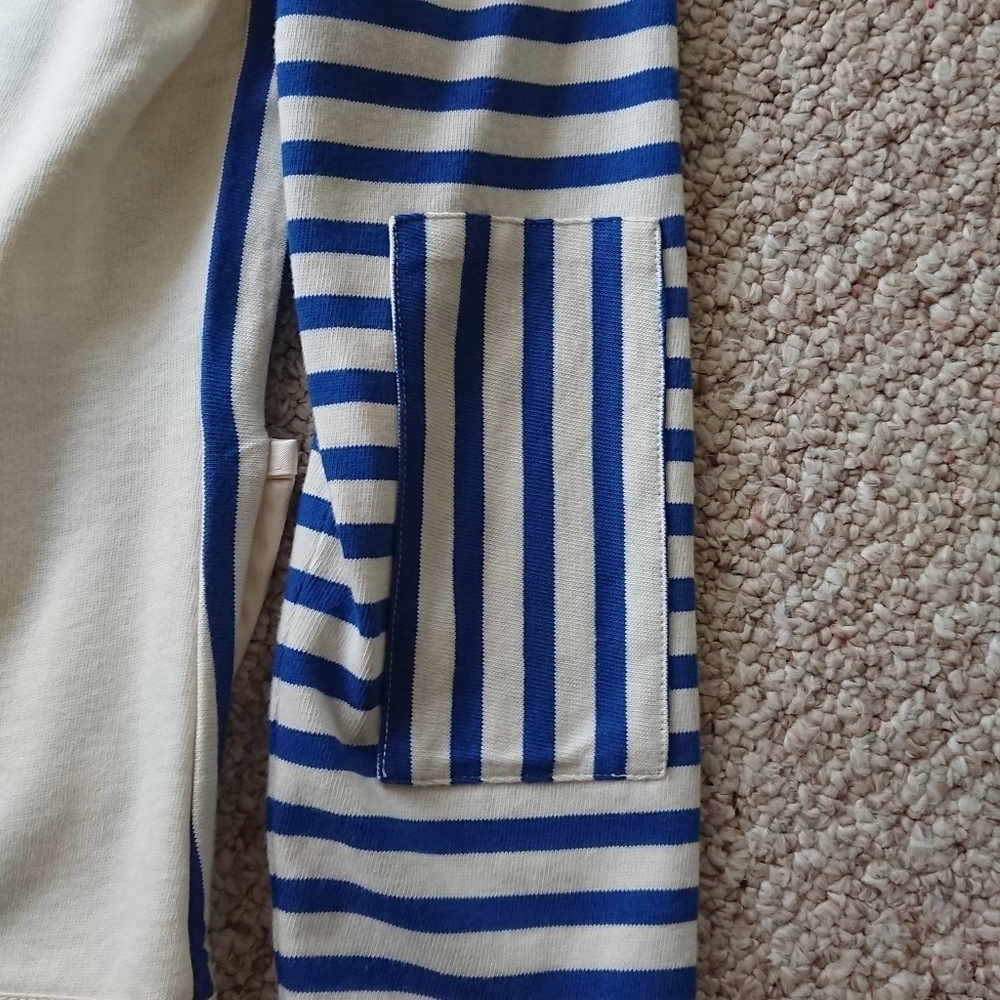 Marc by Marc Jacobs Nautical Theme Dusty White Multi Striped Blazer size XS - Picture 10 of 13